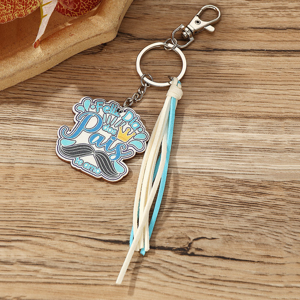 Wholesale Father's Day Mother's Day Metal Keychain